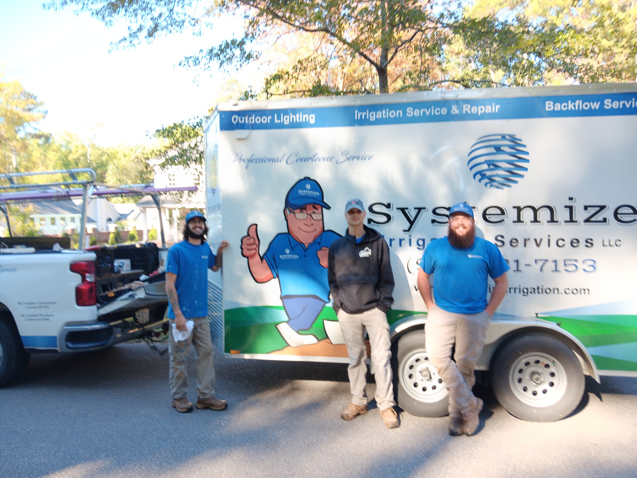 Systemize Irrigation team at work